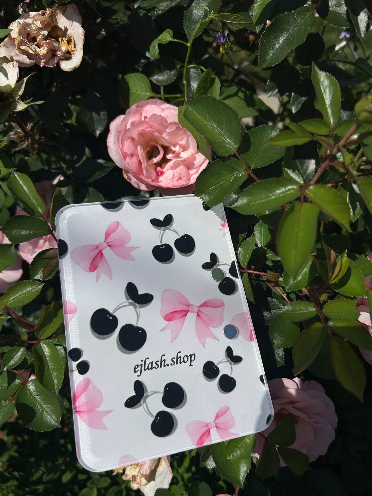 CHERRY & BOW LASH TILE 🖤🎀🍒