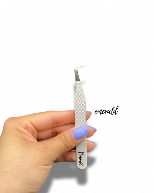EMERALD VOLUME TWEEZER (single, white)