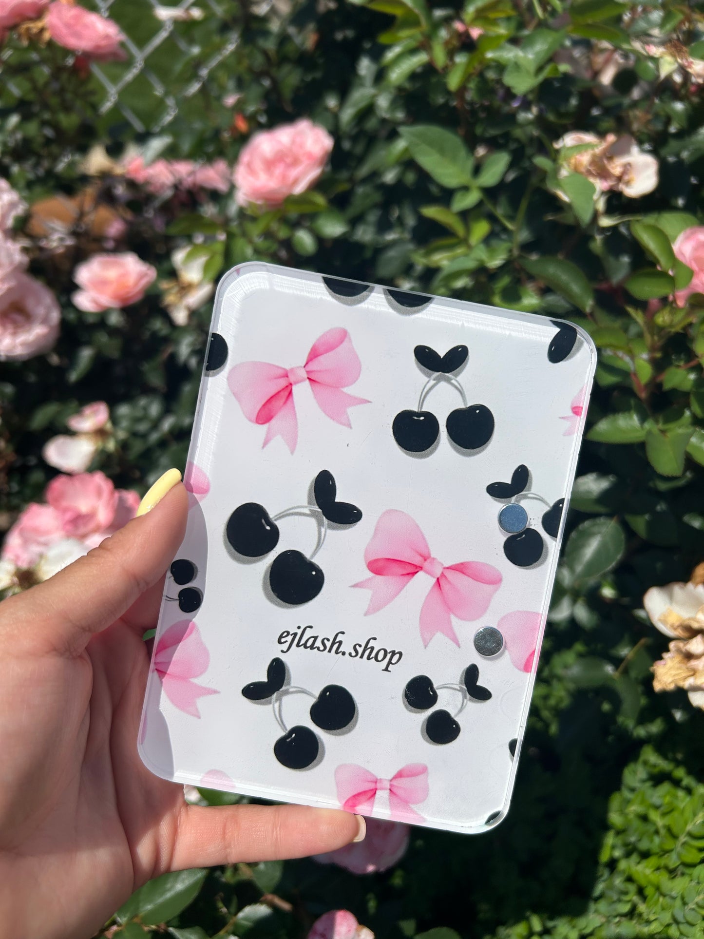 CHERRY & BOW LASH TILE 🖤🎀🍒